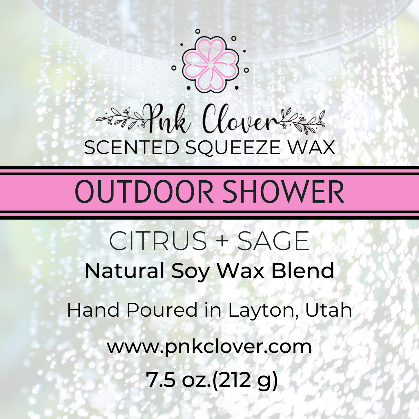 Scented Squeeze Wax - 7.5 oz. - Squeeze Wax by Pnk Clover | Scented Soy Squeeze Wax - A Refreshing Scent for the Season