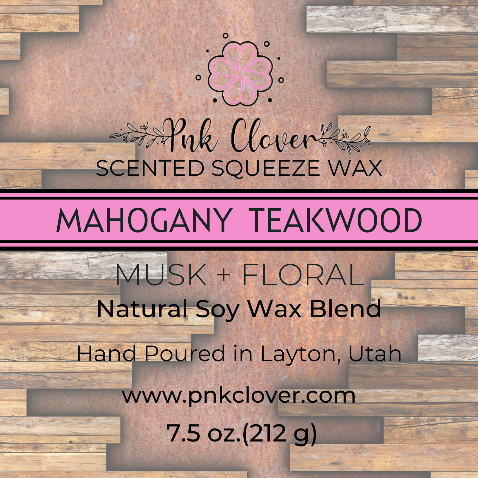 Scented Squeeze Wax - 7.5 oz. - Squeeze Wax by Pnk Clover | Scented Soy Squeeze Wax - A Refreshing Scent for the Season
