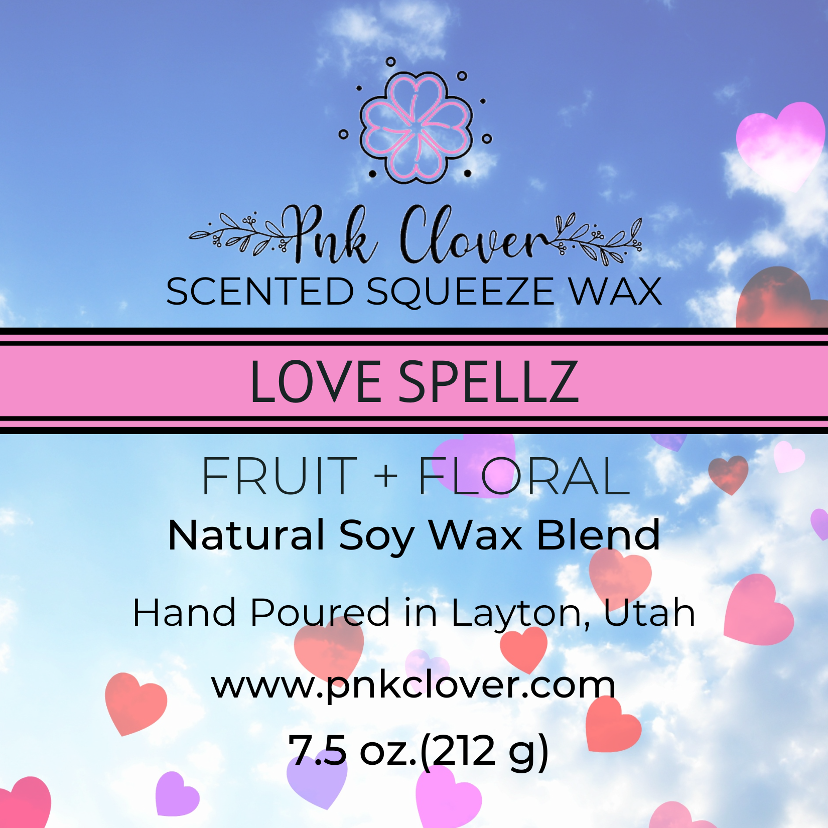 Scented Squeeze Wax - 7.5 oz. - Squeeze Wax by Pnk Clover | Scented Soy Squeeze Wax - A Refreshing Scent for the Season