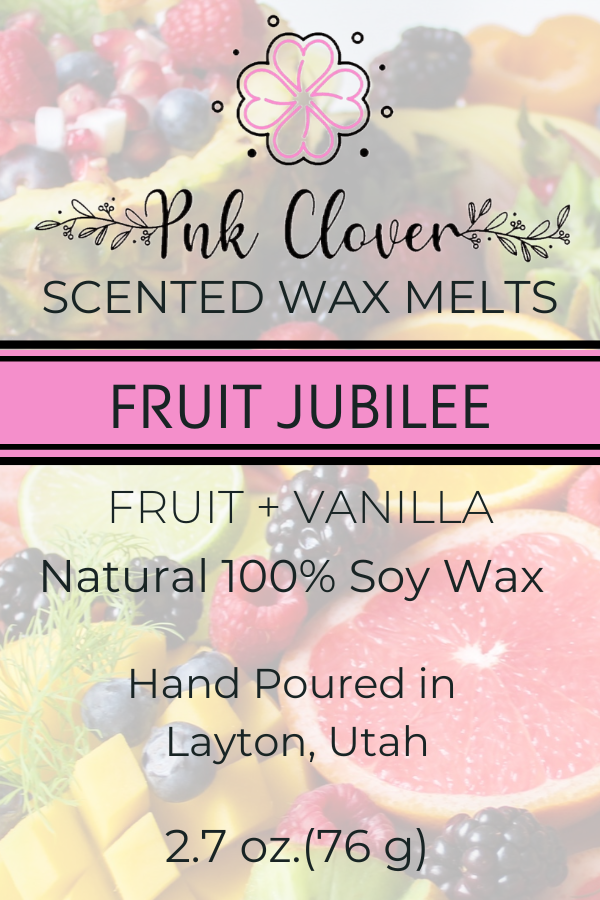 Fruit Jubilee - Wax Melt by Pnk Clover | Experience the Burst of Flavor with Our Fruit Jubilee Wax Melt