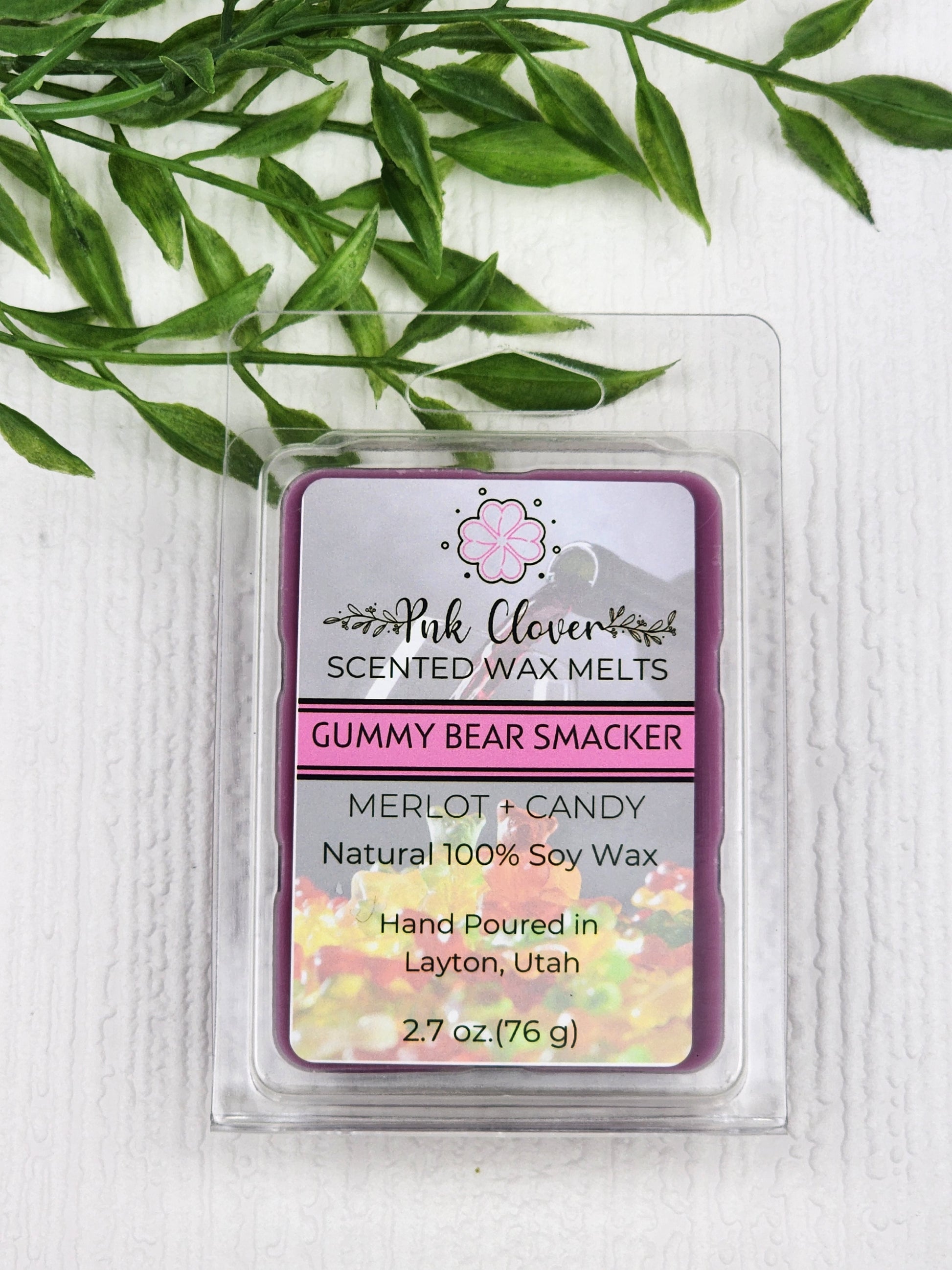 Gummy Bear Smacker - Wax Melt by Pnk Clover | Add a Fun Twist to Your Space with Gummy Bear Smacker Soy Wax Melt
