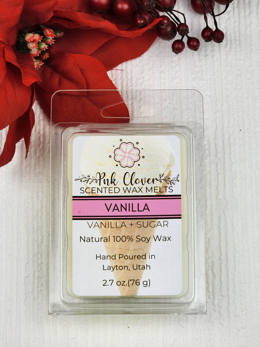Vanilla - Wax Melt by Pnk Clover | Get Cozy with Our Vanilla Soy Wax Melt