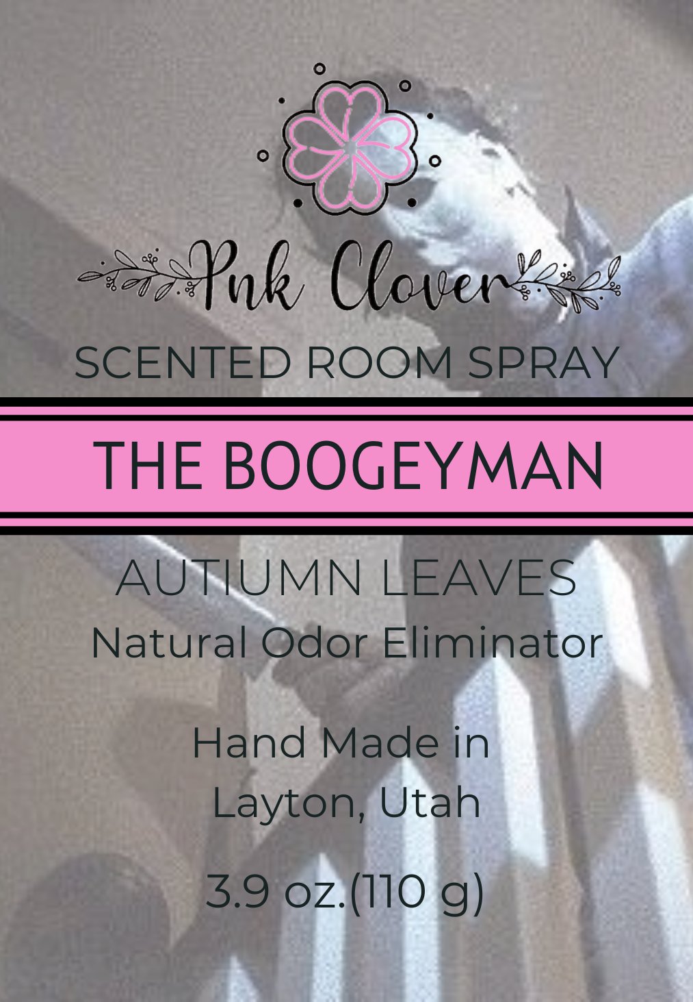 The Boogeyman - Room Spray by Pnk Clover | The Boogeyman Room Spray | 3.9oz Odor Eliminator Spray - Pnk Clover