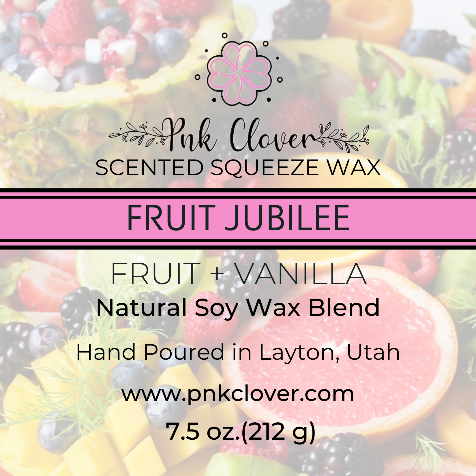 Scented Squeeze Wax - 7.5 oz. - Squeeze Wax by Pnk Clover | Scented Soy Squeeze Wax - A Refreshing Scent for the Season