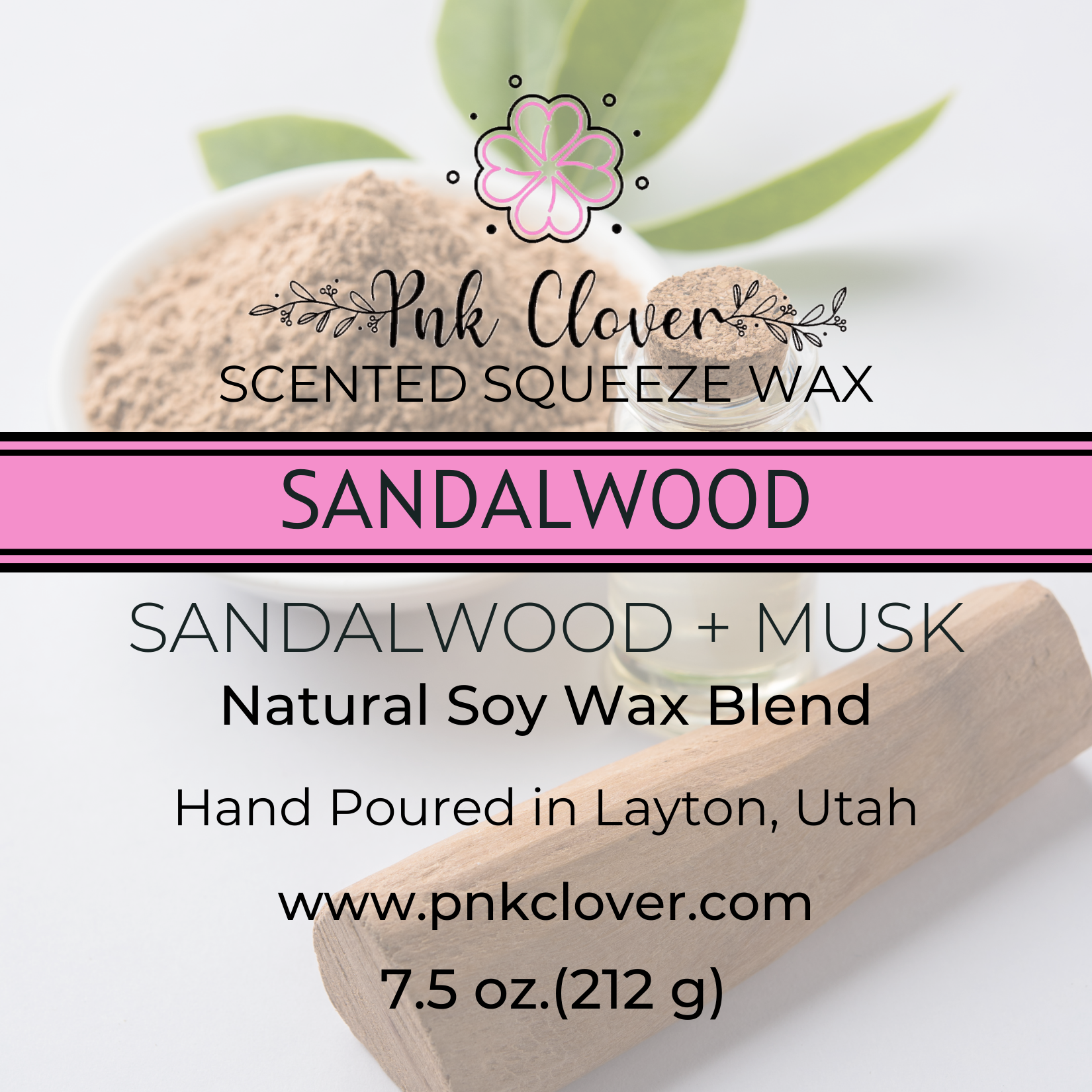 Scented Squeeze Wax - 7.5 oz. - Squeeze Wax by Pnk Clover | Scented Soy Squeeze Wax - A Refreshing Scent for the Season