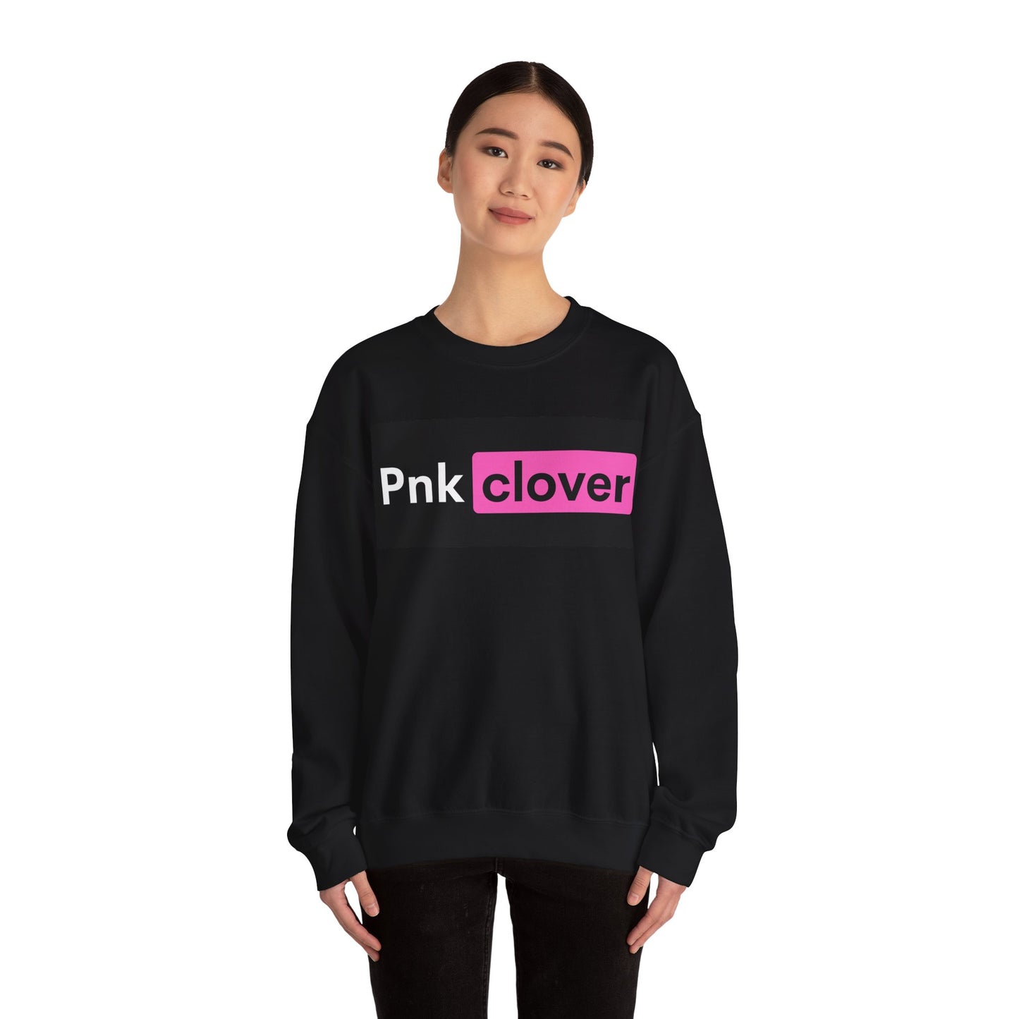 Pnk Clover Hub Style - Unisex Crewneck Sweatshirt Heavy Blend™ - Sweatshirt by Printify | Pnk Clover Hub Style - Unisex Crewneck Sweatshirt Heavy Blend™