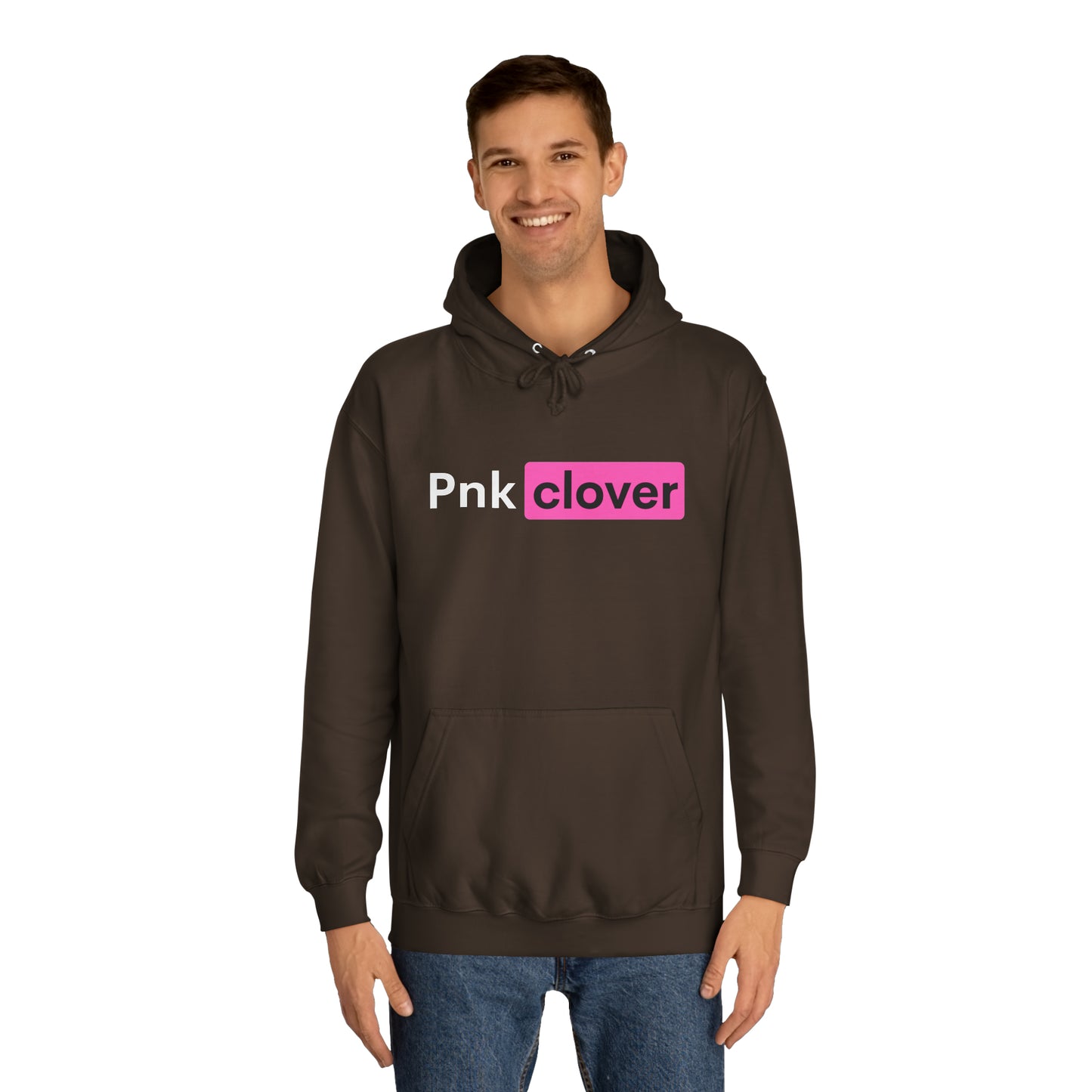 Pnk Clover P-Hub Unisex College Hoodie - Hoodie by Printify | Pnk Clover P-Hub Unisex College Hoodie