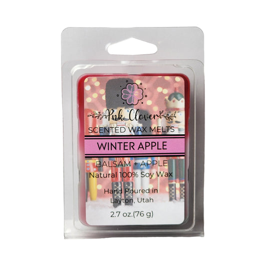 Winter Apple - Wax Melt by Pnk Clover | Winter Apple Soy Wax Melt - A Refreshing Scent for the Season