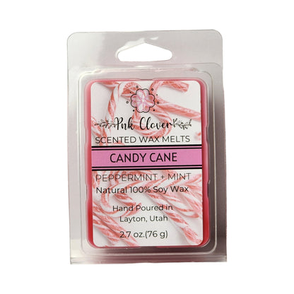 Candy Cane - Wax Melt by Pnk Clover | Experience the Festive Aroma of Candy Cane - Wax Melt