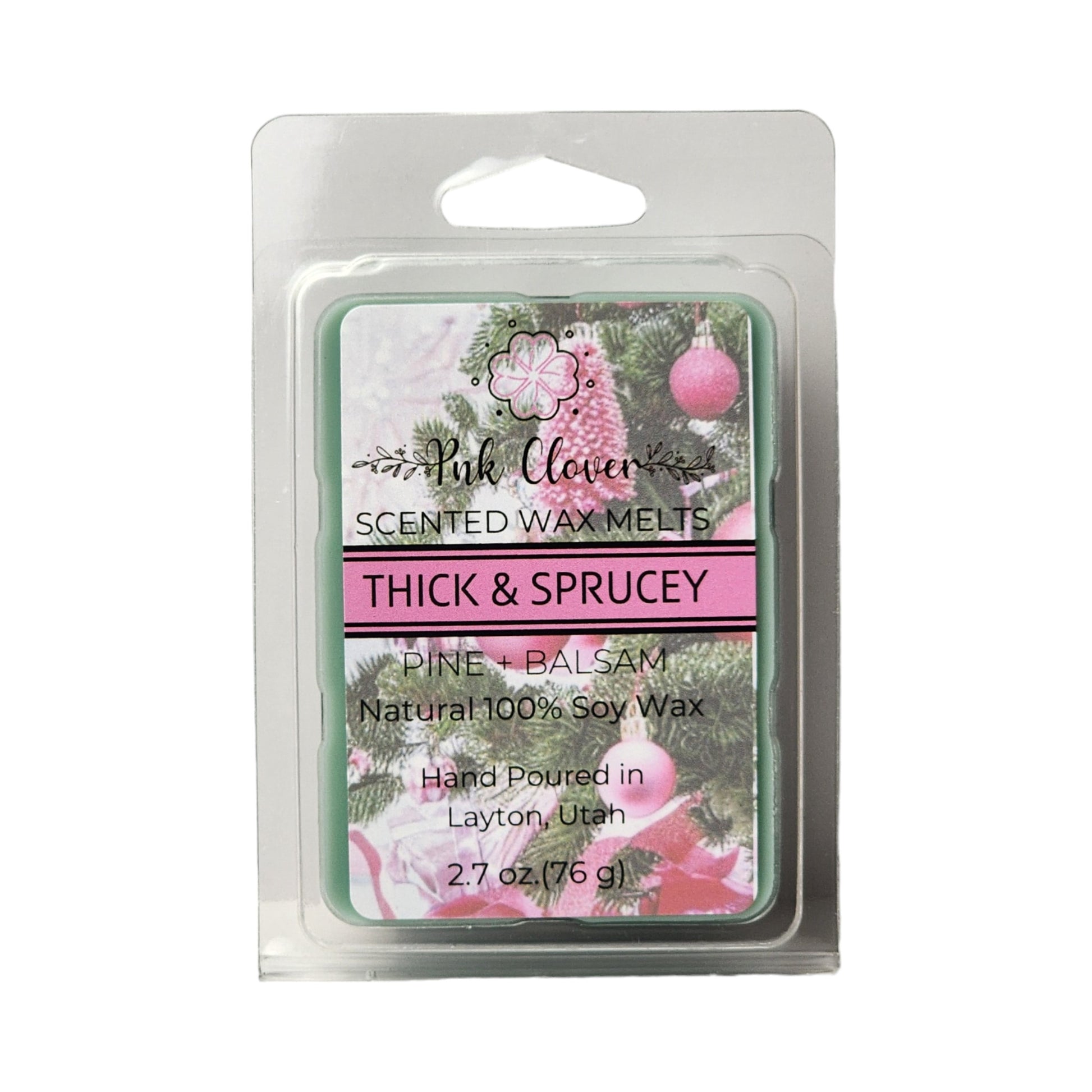 Thick & Sprucey - Wax Melt by Pnk Clover | Bring the Outdoors In with the Scent of Christmas Tree - Wax Melt 