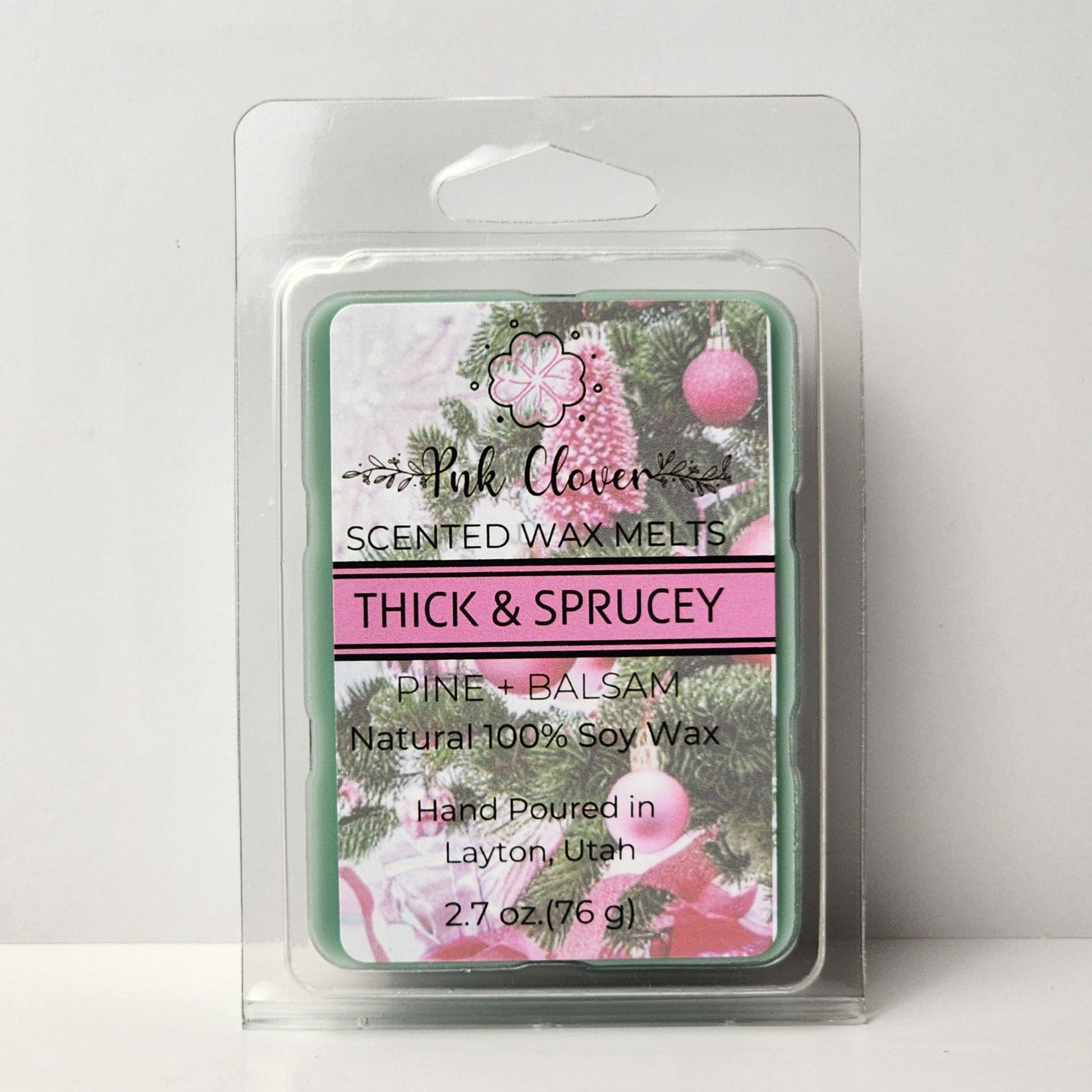 Thick & Sprucey - Wax Melt by Pnk Clover | Bring the Outdoors In with the Scent of Christmas Tree - Wax Melt 