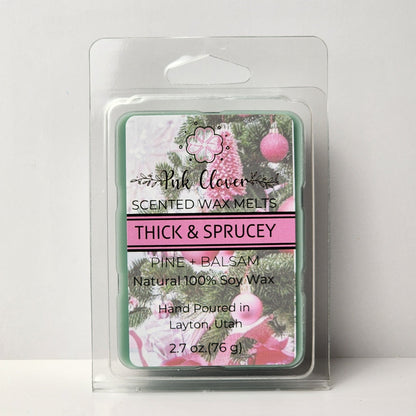 Thick & Sprucey - Wax Melt by Pnk Clover | Bring the Outdoors In with the Scent of Christmas Tree - Wax Melt 