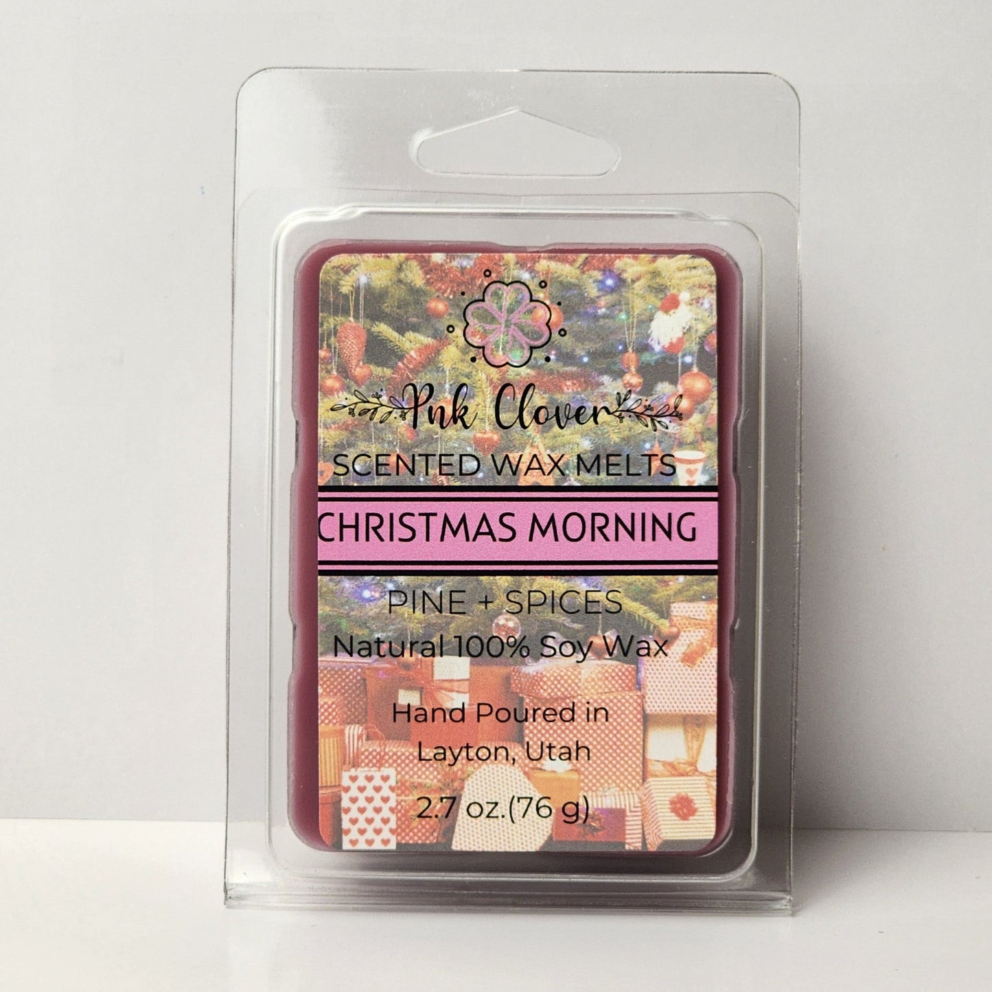 Christmas Morning - Wax Melt by Pnk Clover | Wake Up to the Aroma of Christmas Morning - Wax Melt 