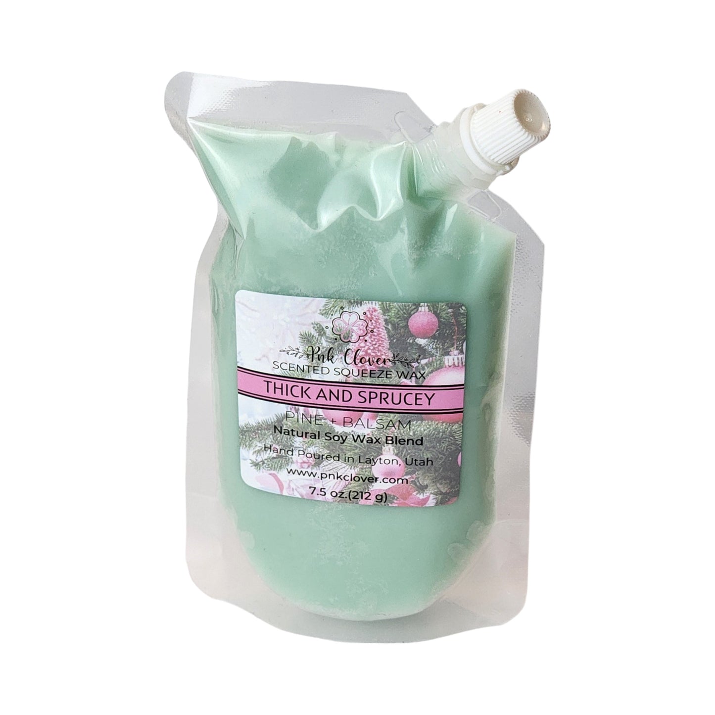 Thick & Sprucey - Squeeze Wax by Pnk Clover | Bring the Outdoors In with the Scent of Christmas Tree - Wax Melt 