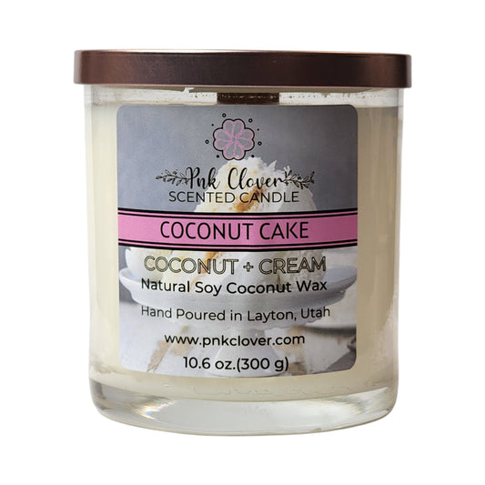 Coconut Cake - Candles by Pnk Clover | Coconut Cake Scented Candle | Coconut + Cream - Pnk Clover