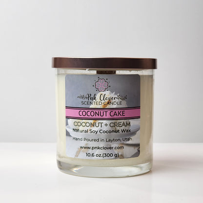 Coconut Cake - Candles by Pnk Clover | Coconut Cake Scented Candle | Coconut + Cream - Pnk Clover