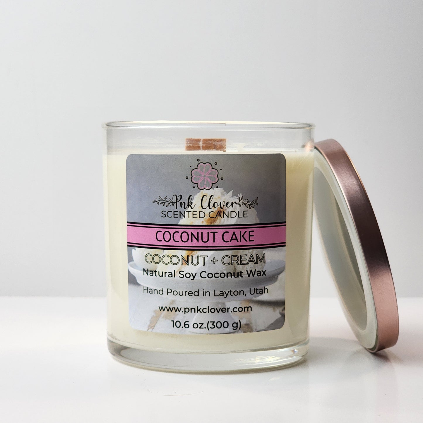 Coconut Cake - Candles by Pnk Clover | Coconut Cake Scented Candle | Coconut + Cream - Pnk Clover