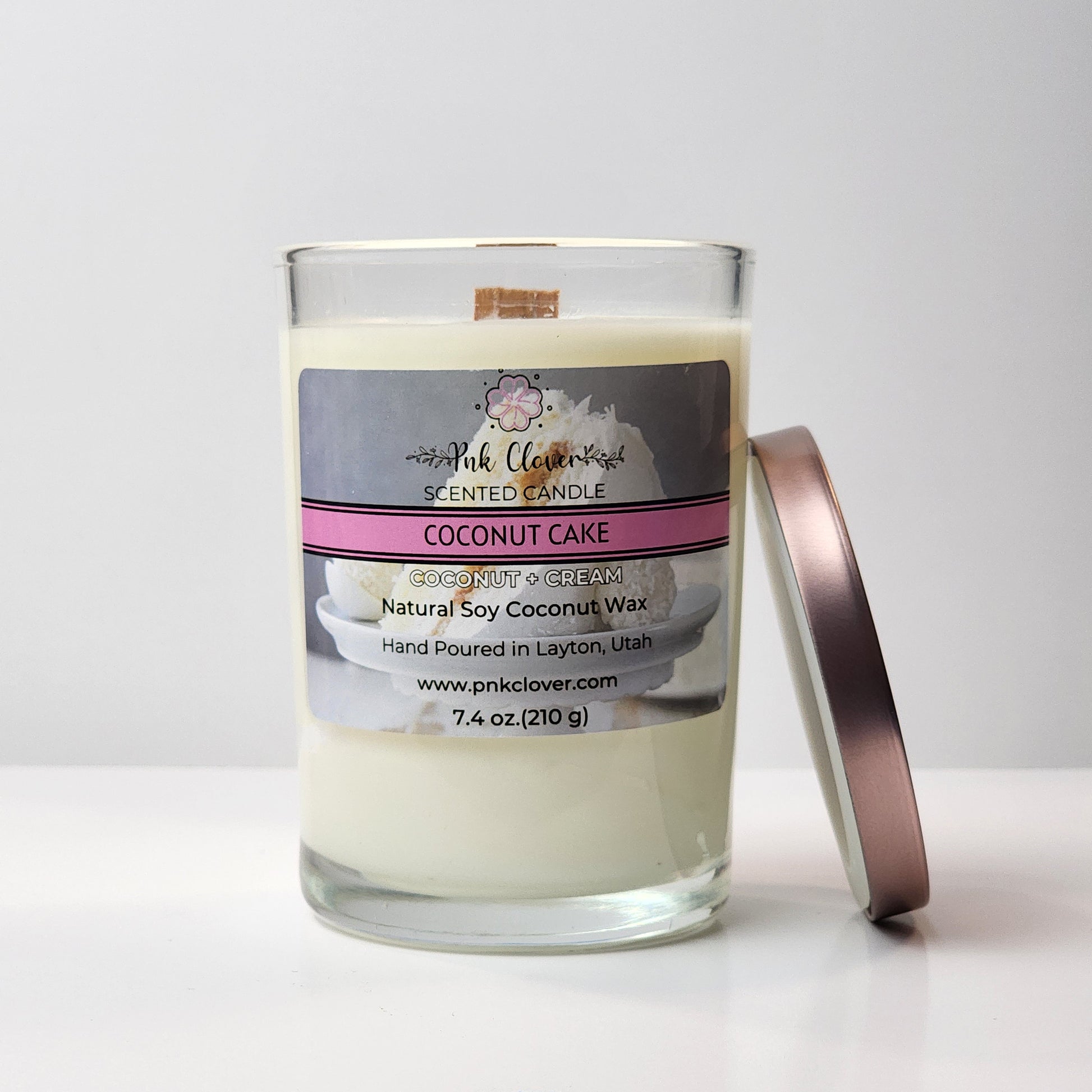 Coconut Cake - Candles by Pnk Clover | Coconut Cake Scented Candle | Coconut + Cream - Pnk Clover