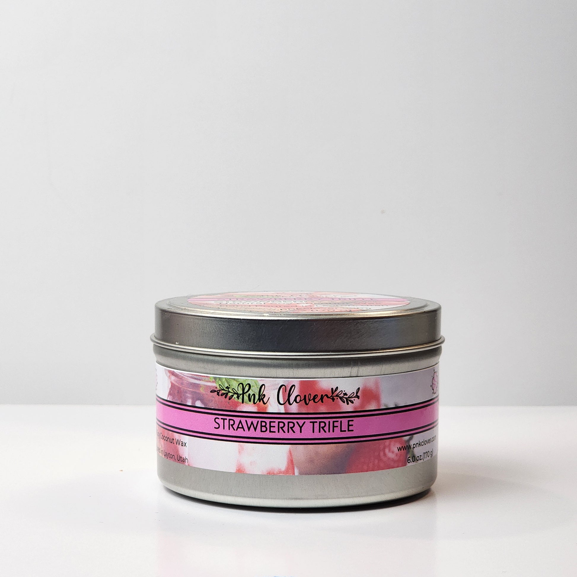 Strawberry Trifle - Candles by Pnk Clover | Strawberry Trifle Scented Candle | Strawberry Cake  - Pnk Clover