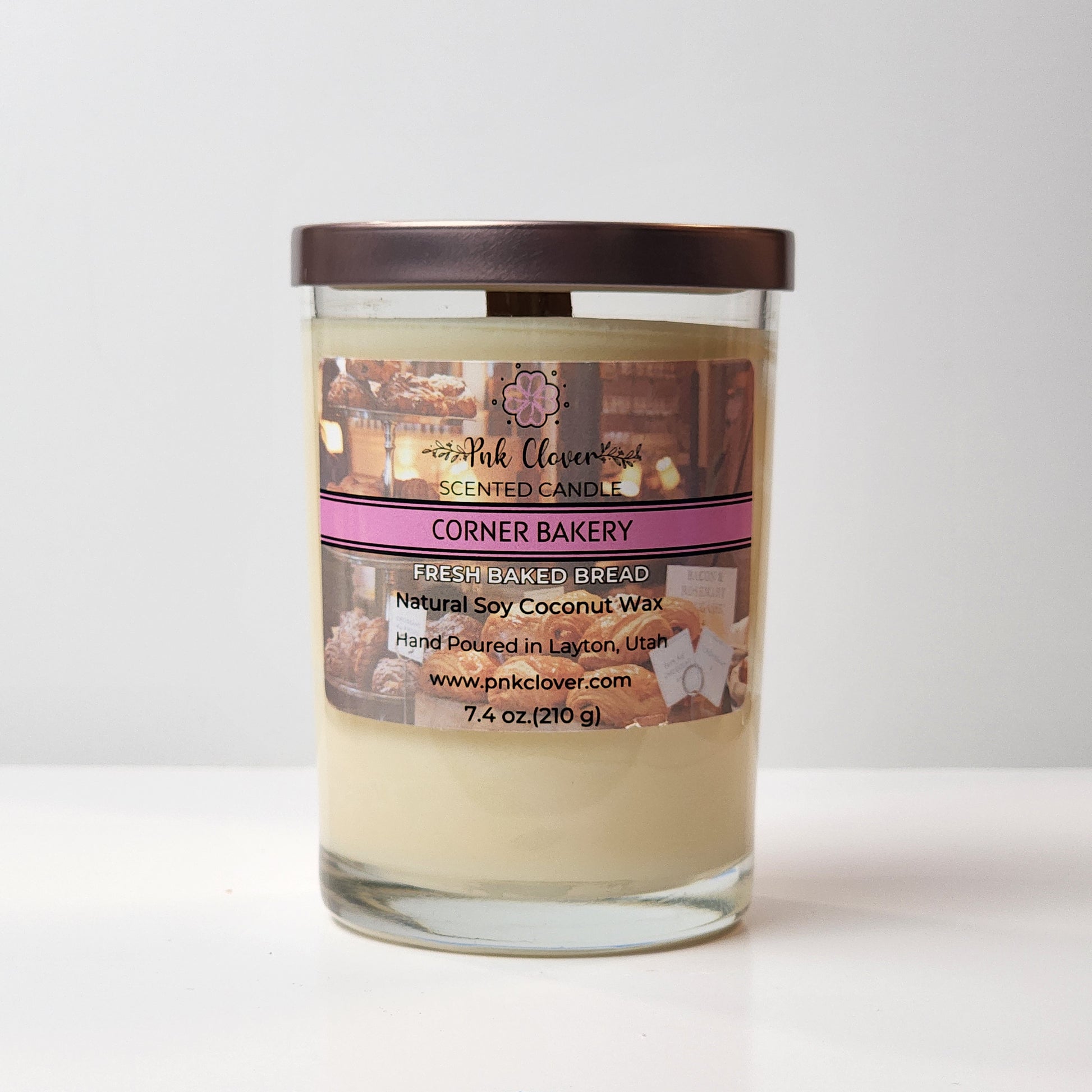 Corner Bakery - Candles by Pnk Clover | Corner Bakery Scented Candle | Fresh Baked Bread - Pnk Clover