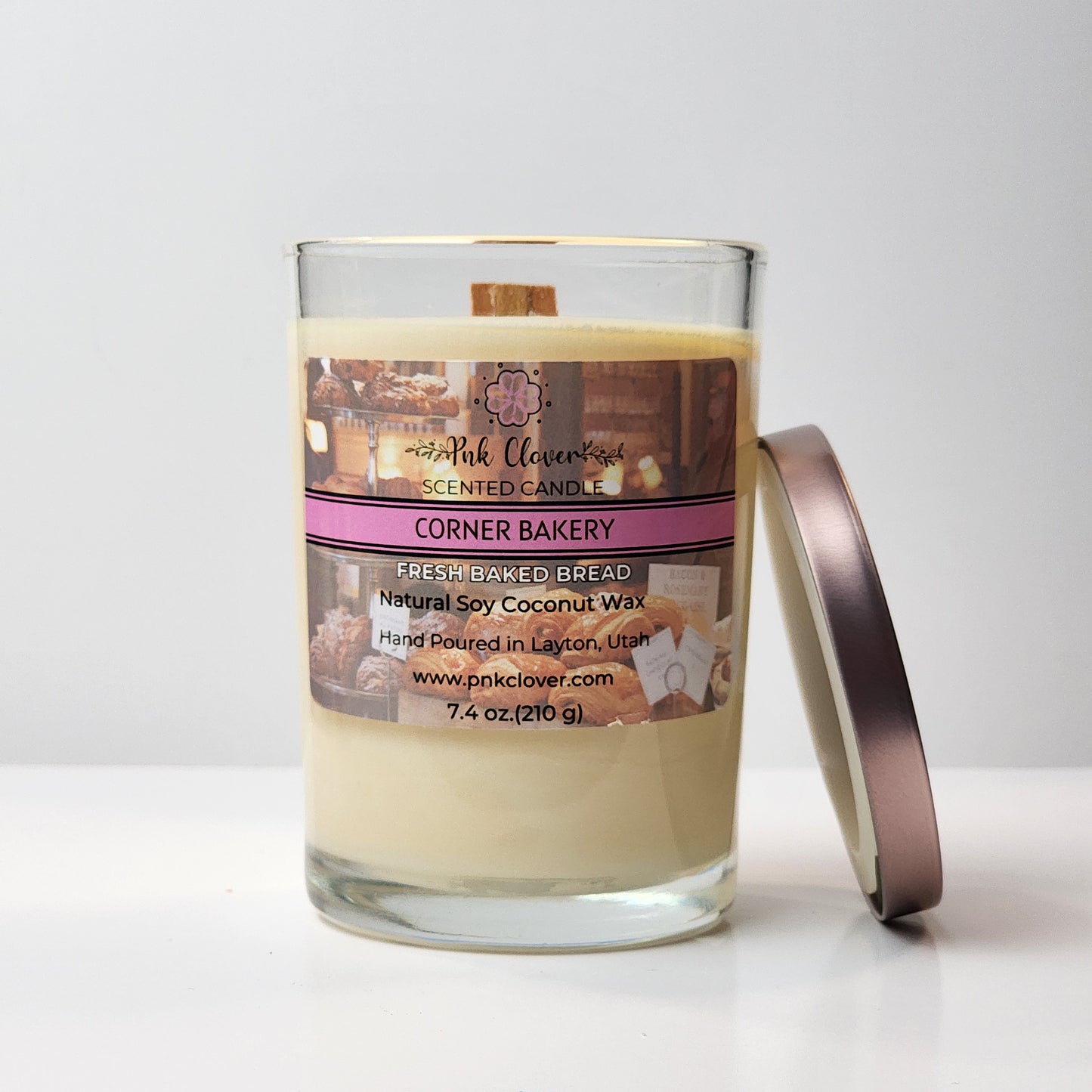 Corner Bakery - Candles by Pnk Clover | Corner Bakery Scented Candle | Fresh Baked Bread - Pnk Clover