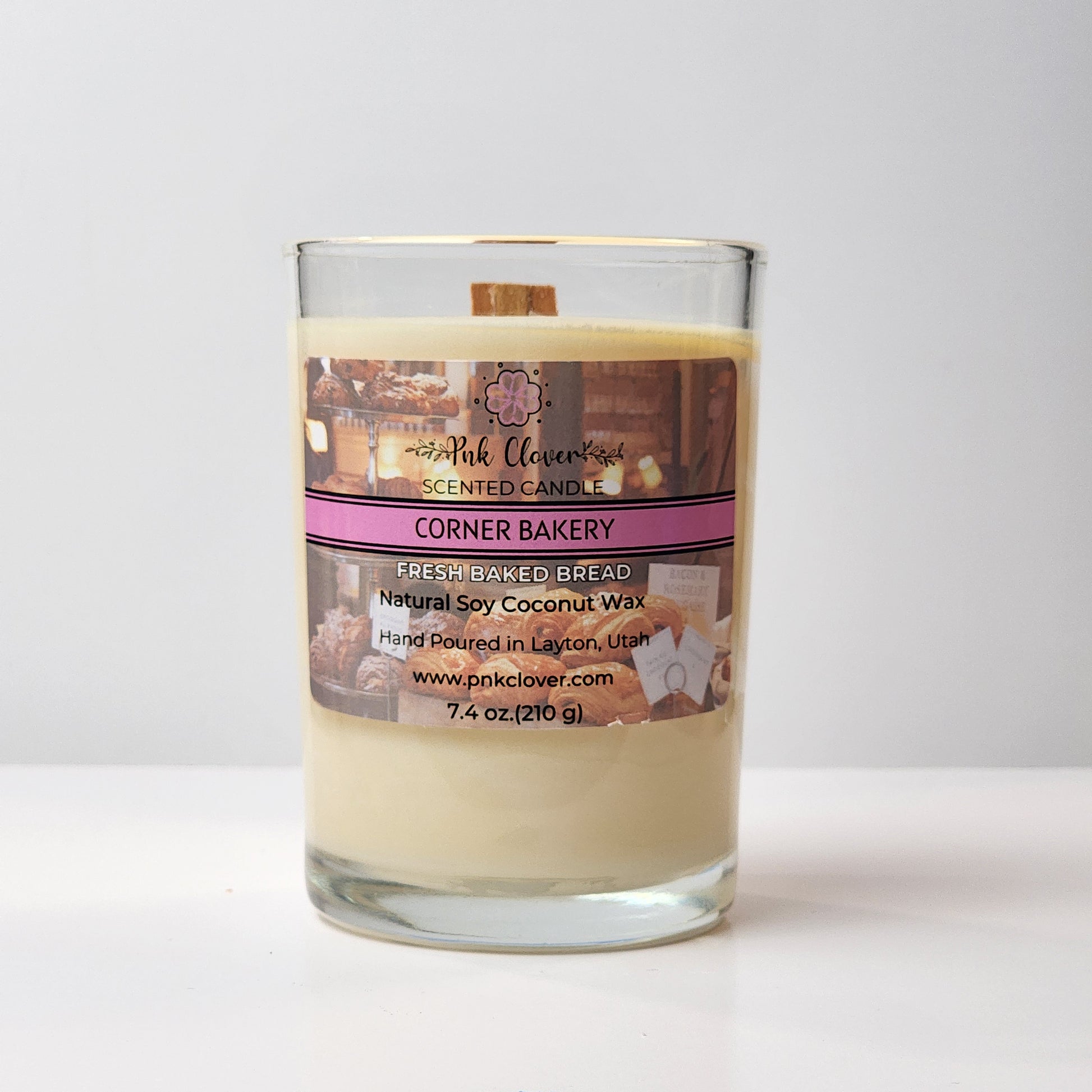 Corner Bakery - Candles by Pnk Clover | Corner Bakery Scented Candle | Fresh Baked Bread - Pnk Clover