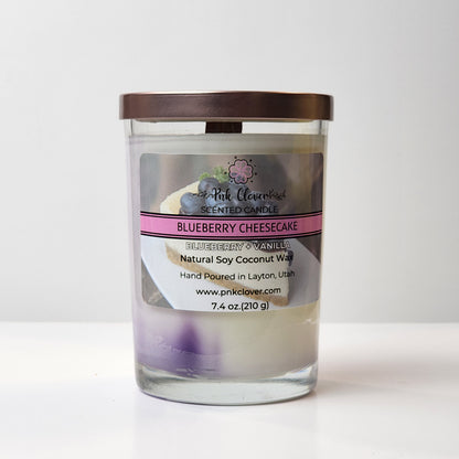 Blueberry Cheesecake - Candles by Pnk Clover | Blueberry Cheesecake Scented Candle | Blueberry Vanilla - Pnk Clover