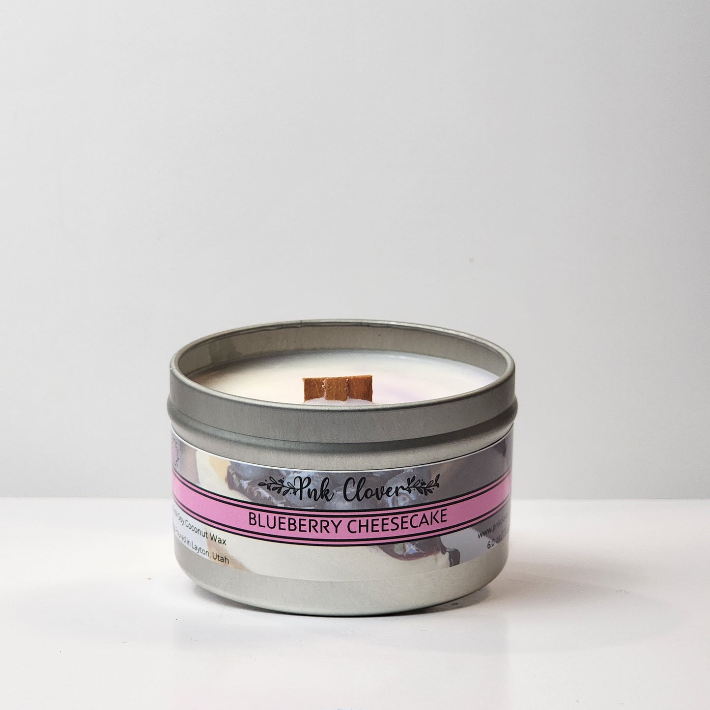 Blueberry Cheesecake - Candles by Pnk Clover | Blueberry Cheesecake Scented Candle | Blueberry Vanilla - Pnk Clover