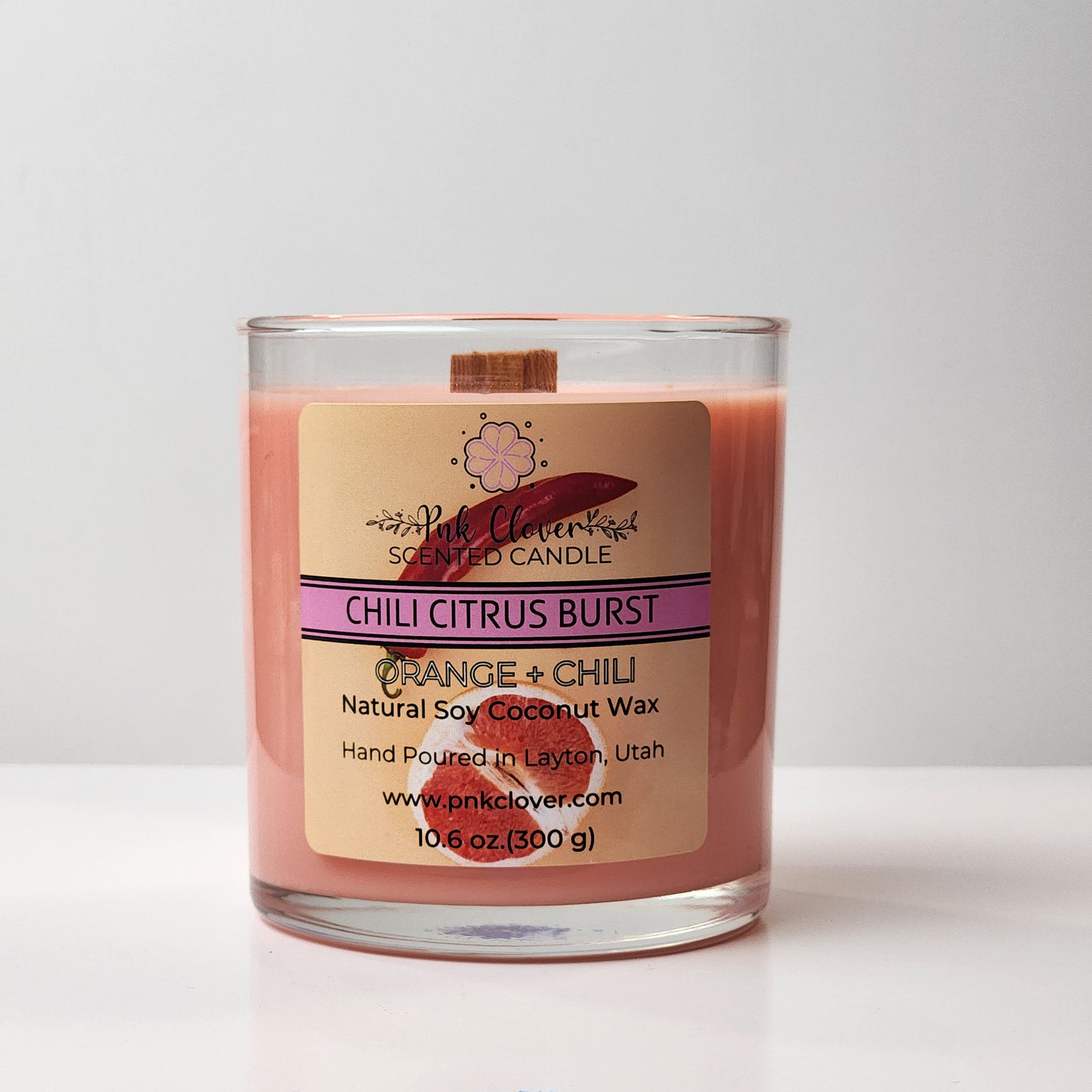 Chili Citrus Burst - Candles by Pnk Clover | Chili Citrus Burst Scented Candle | Orange & Chili - Pnk Clover