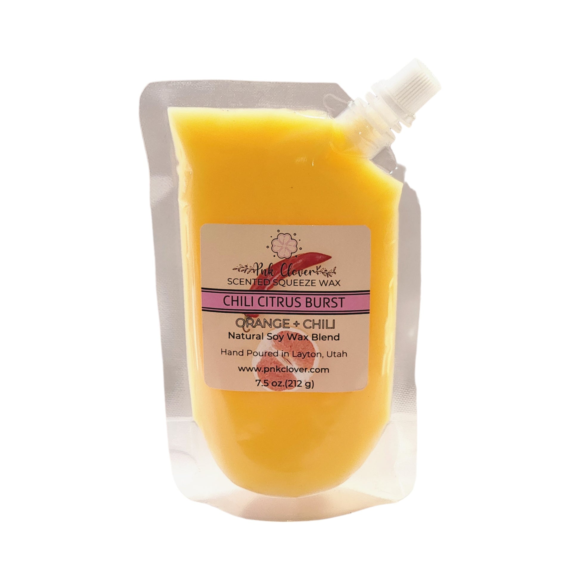 Chili Citrus Burst - Squeeze Wax by Pnk Clover | Chili Citrus Burst Scented Squeeze Wax | Orange & Chili - Pnk Clover