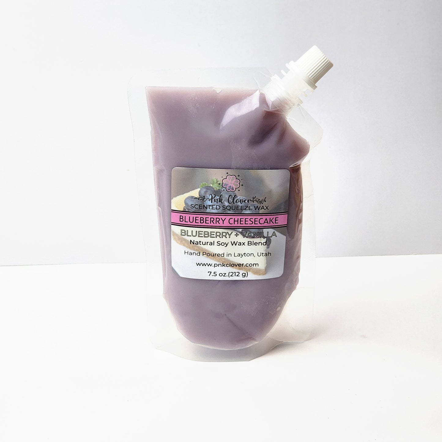 Blueberry Cheesecake - Squeeze Wax by Pnk Clover | Blueberry Cheesecake Scented Squeeze Wax | Blueberry Vanilla - Pnk Clover