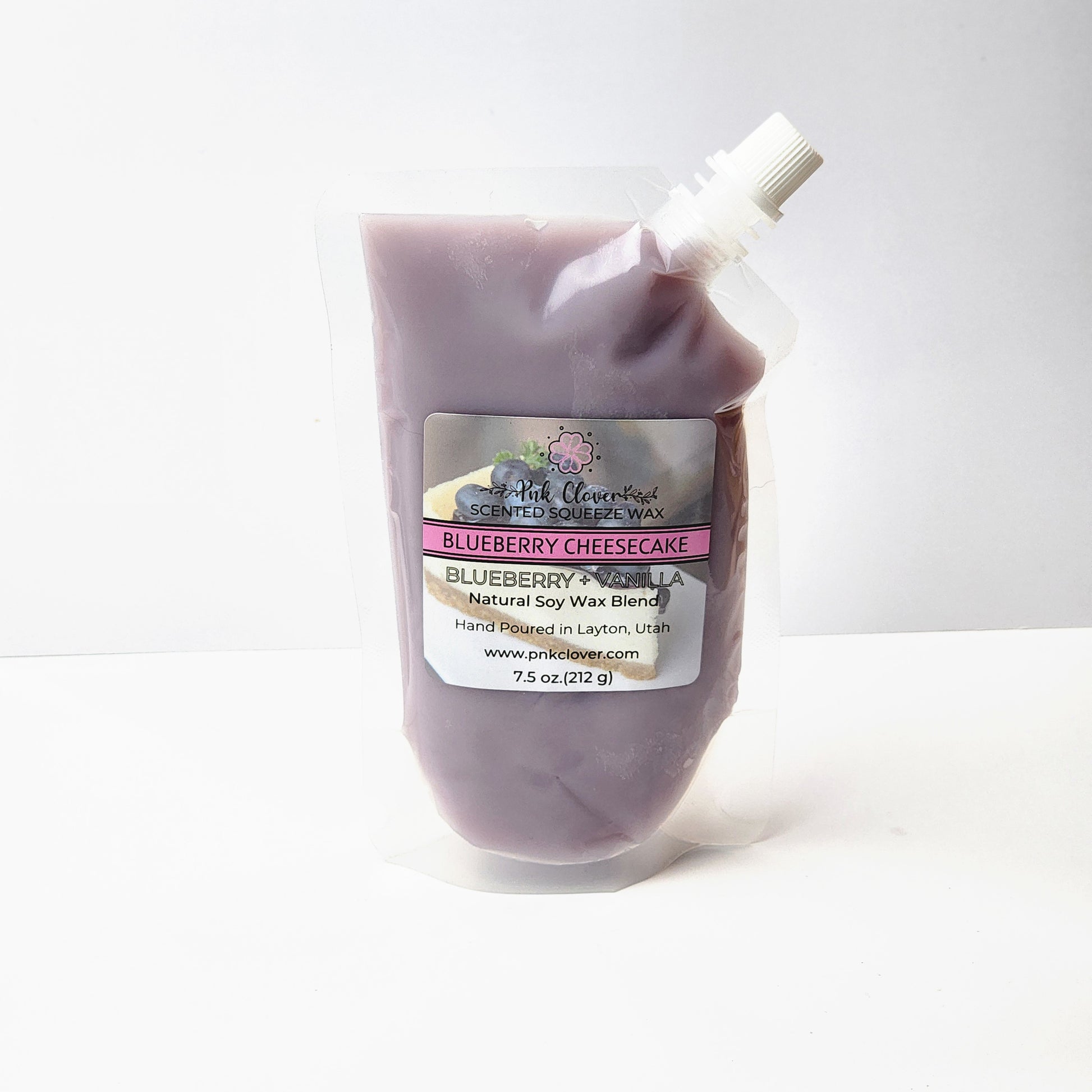 Blueberry Cheesecake - Squeeze Wax by Pnk Clover | Blueberry Cheesecake Scented Squeeze Wax | Blueberry Vanilla - Pnk Clover