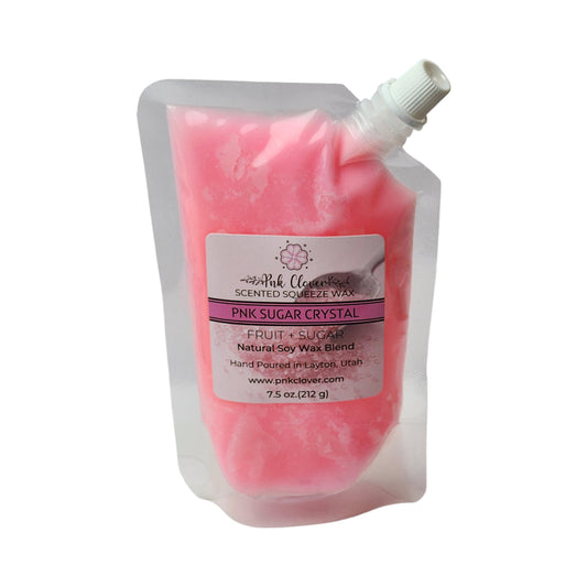 Pnk Sugar Crystal - Squeeze Wax by Pnk Clover | Pnk Sugar Crystal Squeeze Wax - A Refreshing Scent for the Season