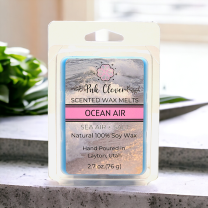 Ocean Air - Wax Melt by Pnk Clover | Experience the Invigorating Scent of Ocean Air - Wax Melt