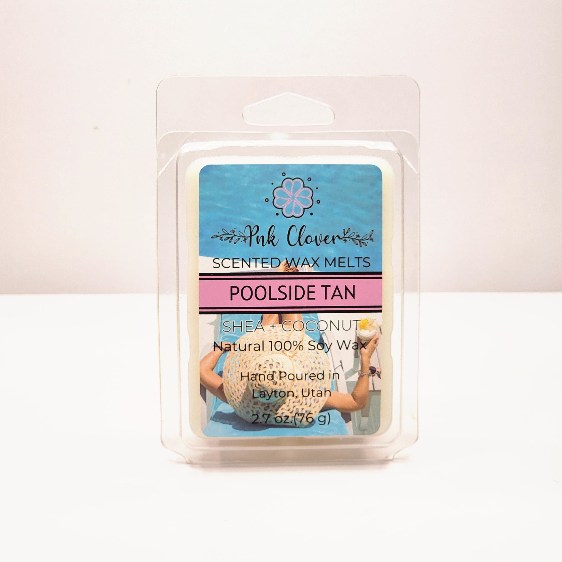 Poolside Tan - Wax Melt by Pnk Clover | Dive into with Summer with Poolside Tan - Wax Melt