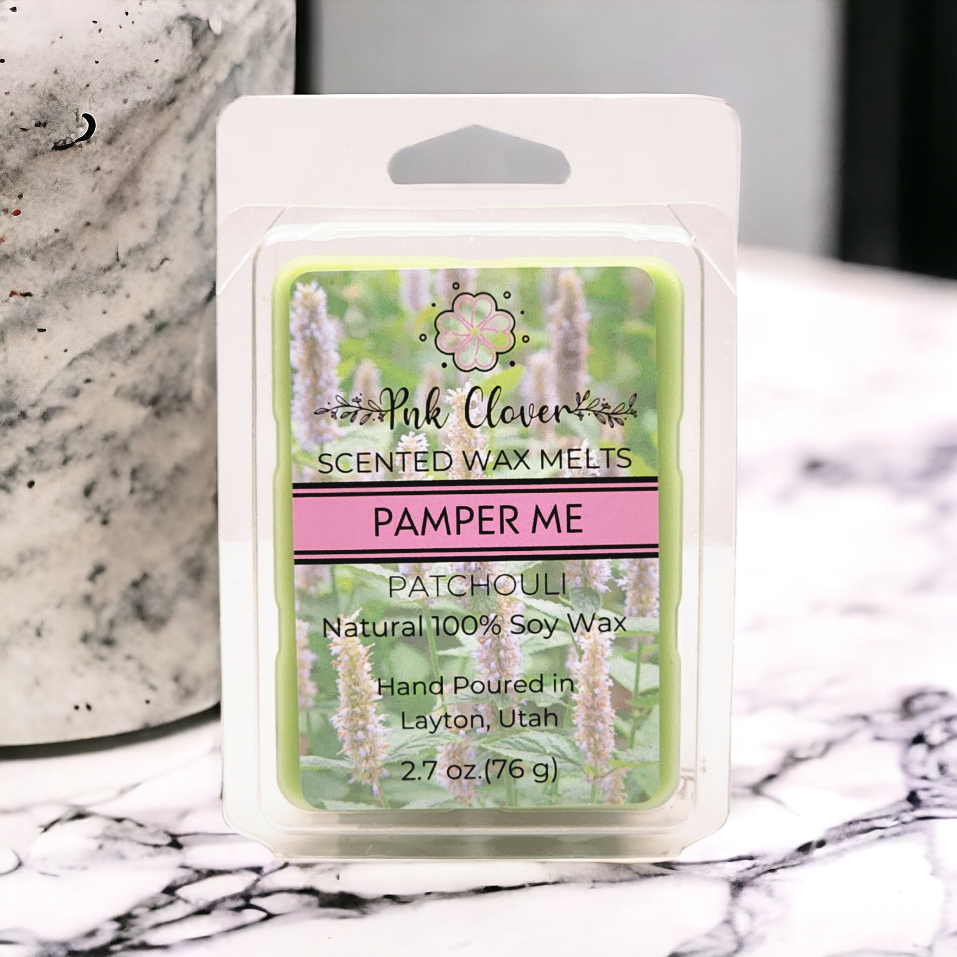 Pamper Me - Wax Melt by Pnk Clover | Pamper Me | Patchouli Wax Melts | Earthy and Spicy | Soy Wax Melt