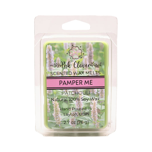 Pamper Me - Wax Melt by Pnk Clover | Pamper Me | Patchouli Wax Melts | Earthy and Spicy | Soy Wax Melt