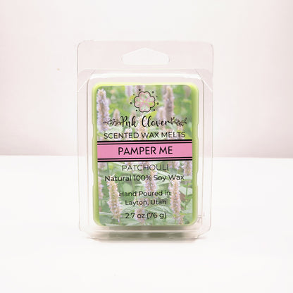 Pamper Me - Wax Melt by Pnk Clover | Pamper Me | Patchouli Wax Melts | Earthy and Spicy | Soy Wax Melt