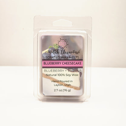 Blueberry Cheesecake - Wax Melt by Pnk Clover | Blueberry Cheesecake Wax Melts | Dessert-Scented Fragrance | Pure Soy Wax