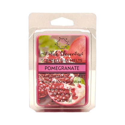 Pomegranate - Wax Melt by Pnk Clover | Pomegranate Wax Melt | Rich & Fruity Scented Wax for Warmers