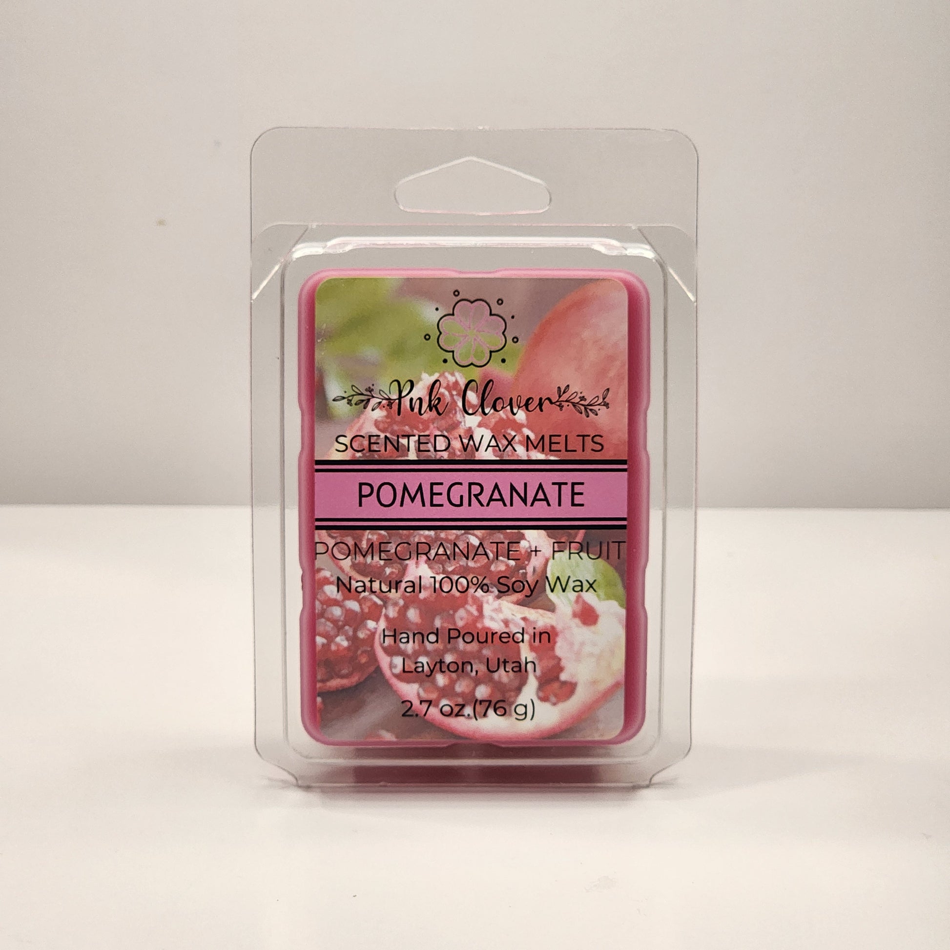 Pomegranate - Wax Melt by Pnk Clover | Pomegranate Wax Melt | Rich & Fruity Scented Wax for Warmers