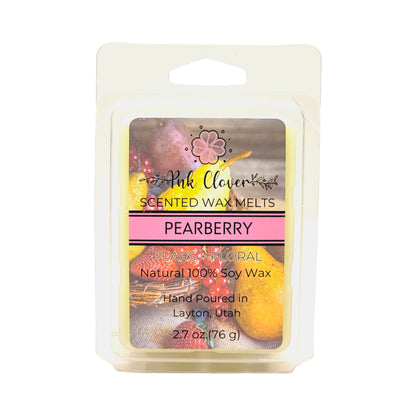 Pearberry - Wax Melt by Pnk Clover | Pearberry Wax Melts | Fresh Fruity Floral Scent Experience | Soy Wax Melt