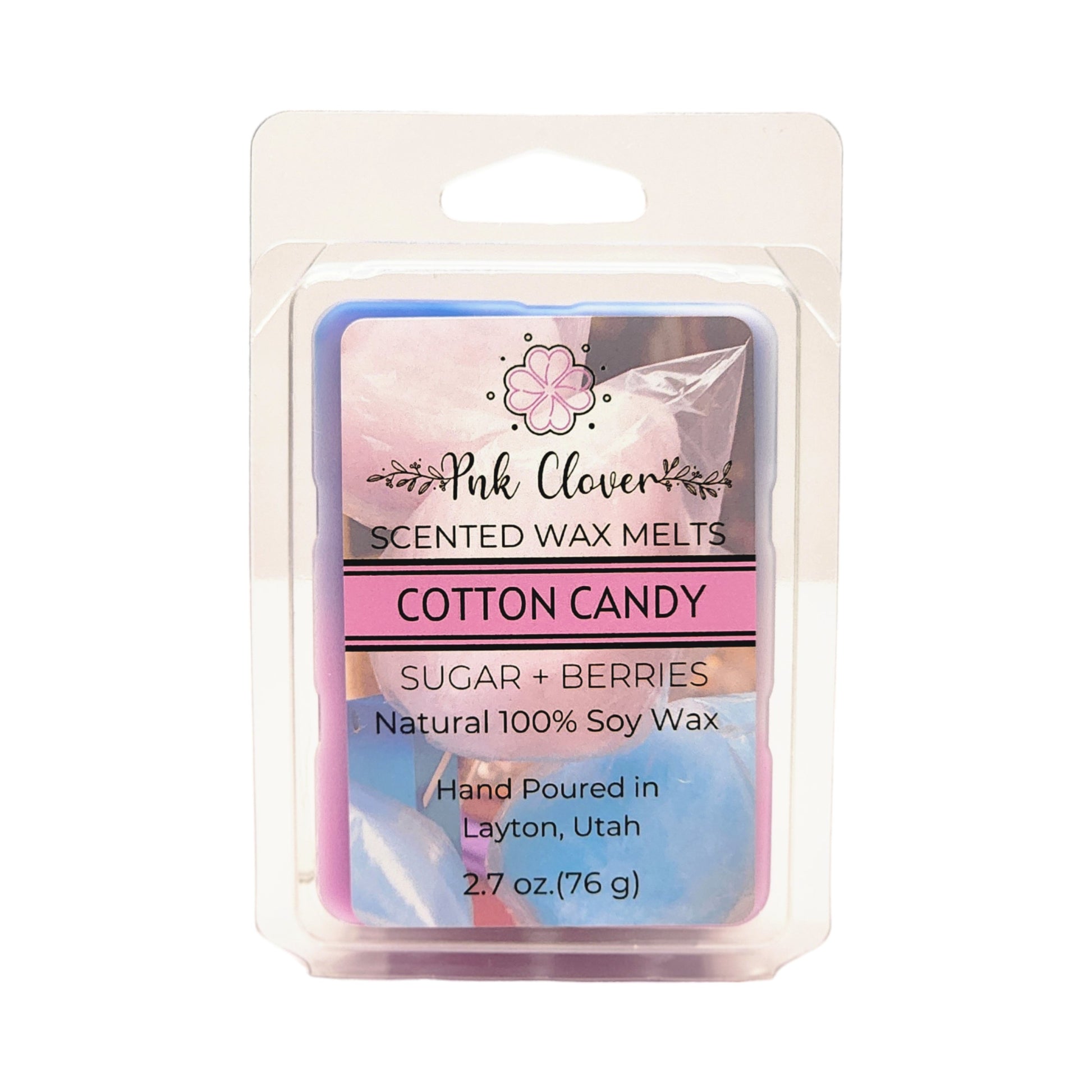 Cotton Candy - Wax Melt by Pnk Clover | Cotton Candy Wax Melts | Sweet Playful Scent Experience | Soy Wax Melt