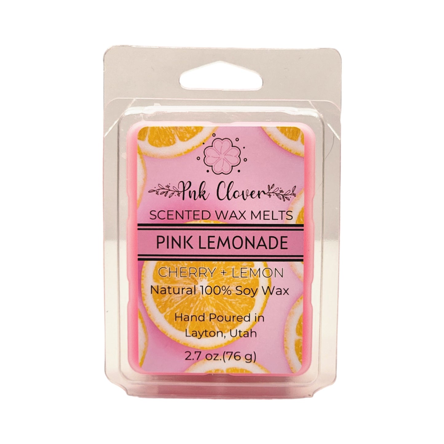 Pink Lemonade - Wax Melt by Pnk Clover | Pink Lemonade Wax Melts | Refreshing Summer Scent Experience | Soy Wax