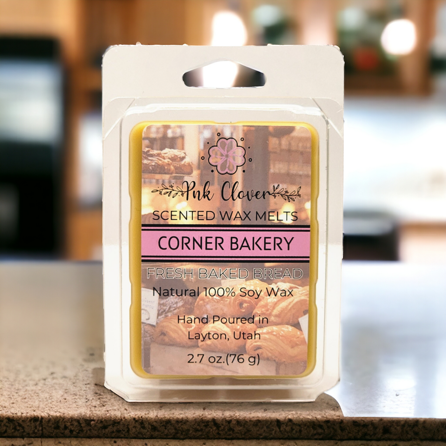 Corner Bakery - Wax Melt by Pnk Clover | Corner Bakery Wax Melts | Authentic Fresh-Baked Bread Scent Experience