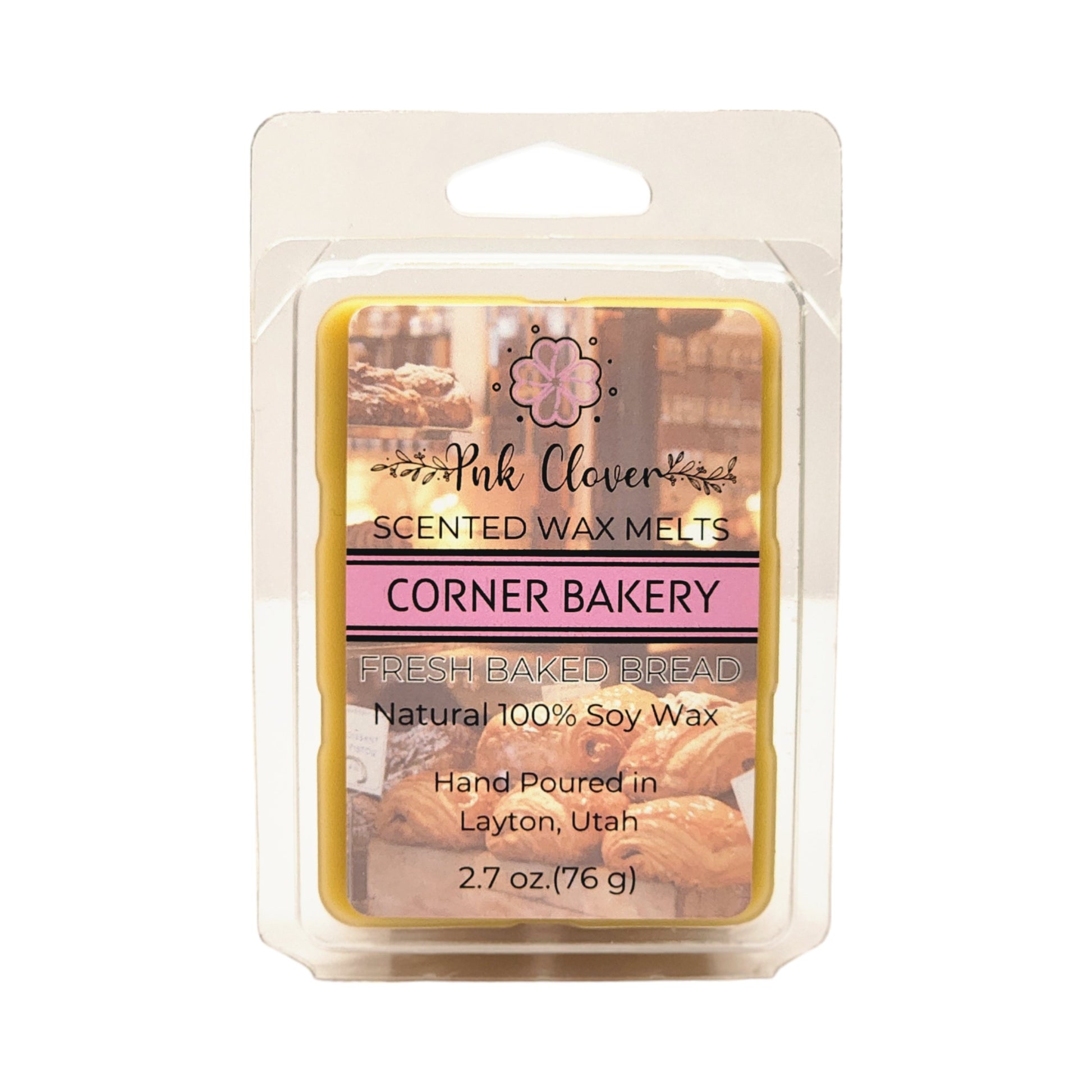 Corner Bakery - Wax Melt by Pnk Clover | Corner Bakery Wax Melts | Authentic Fresh-Baked Bread Scent Experience