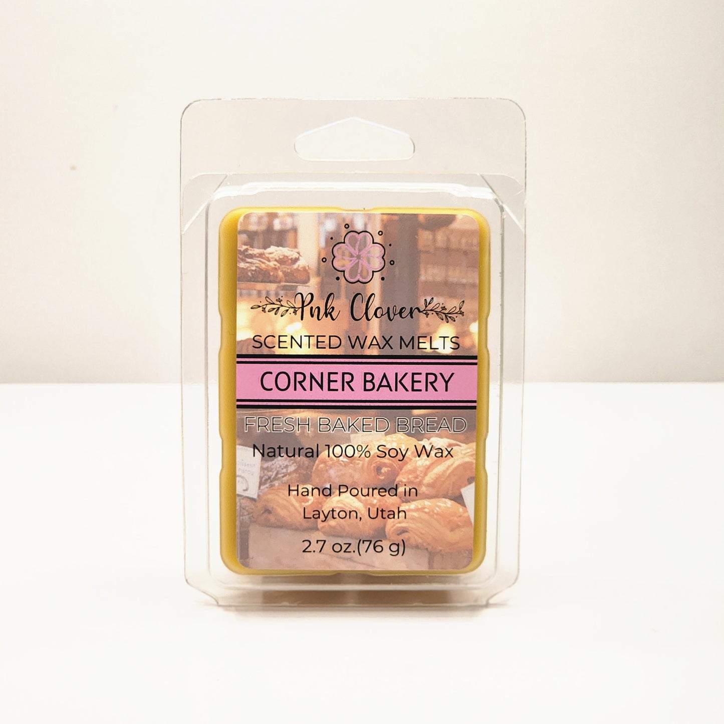 Corner Bakery - Wax Melt by Pnk Clover | Corner Bakery Wax Melts | Authentic Fresh-Baked Bread Scent Experience