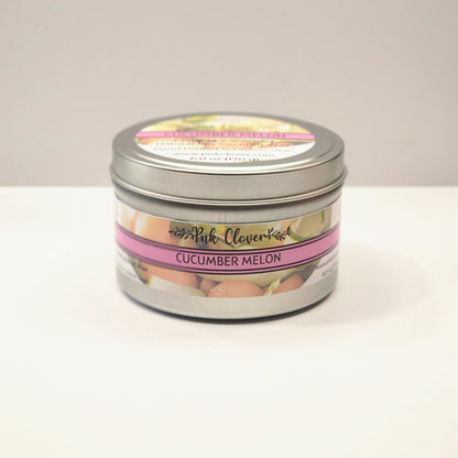 Cucumber Melon - Candles by Pnk Clover | Cucumber Melon Soy Coconut Wax Candle | Refreshing Aroma | Available in Multiple Sizes