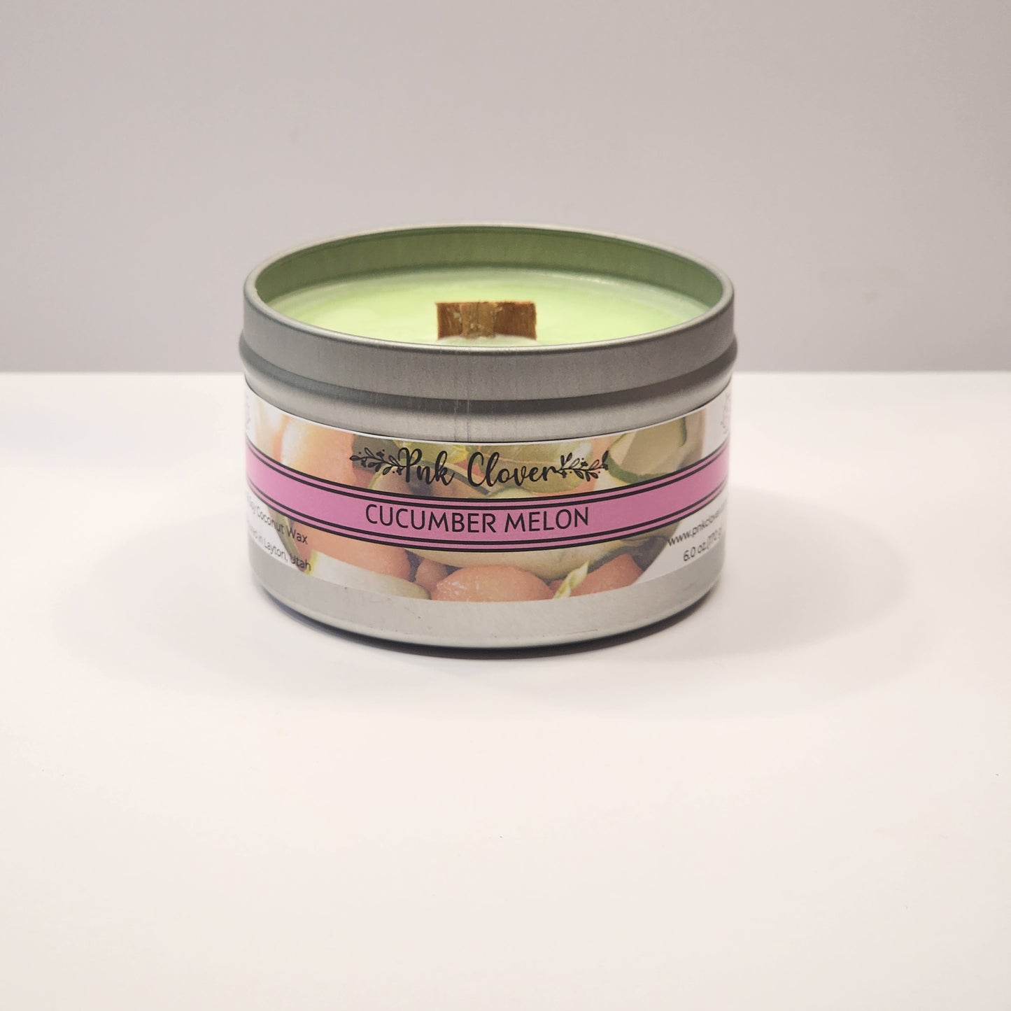 Cucumber Melon - Candles by Pnk Clover | Cucumber Melon Soy Coconut Wax Candle | Refreshing Aroma | Available in Multiple Sizes