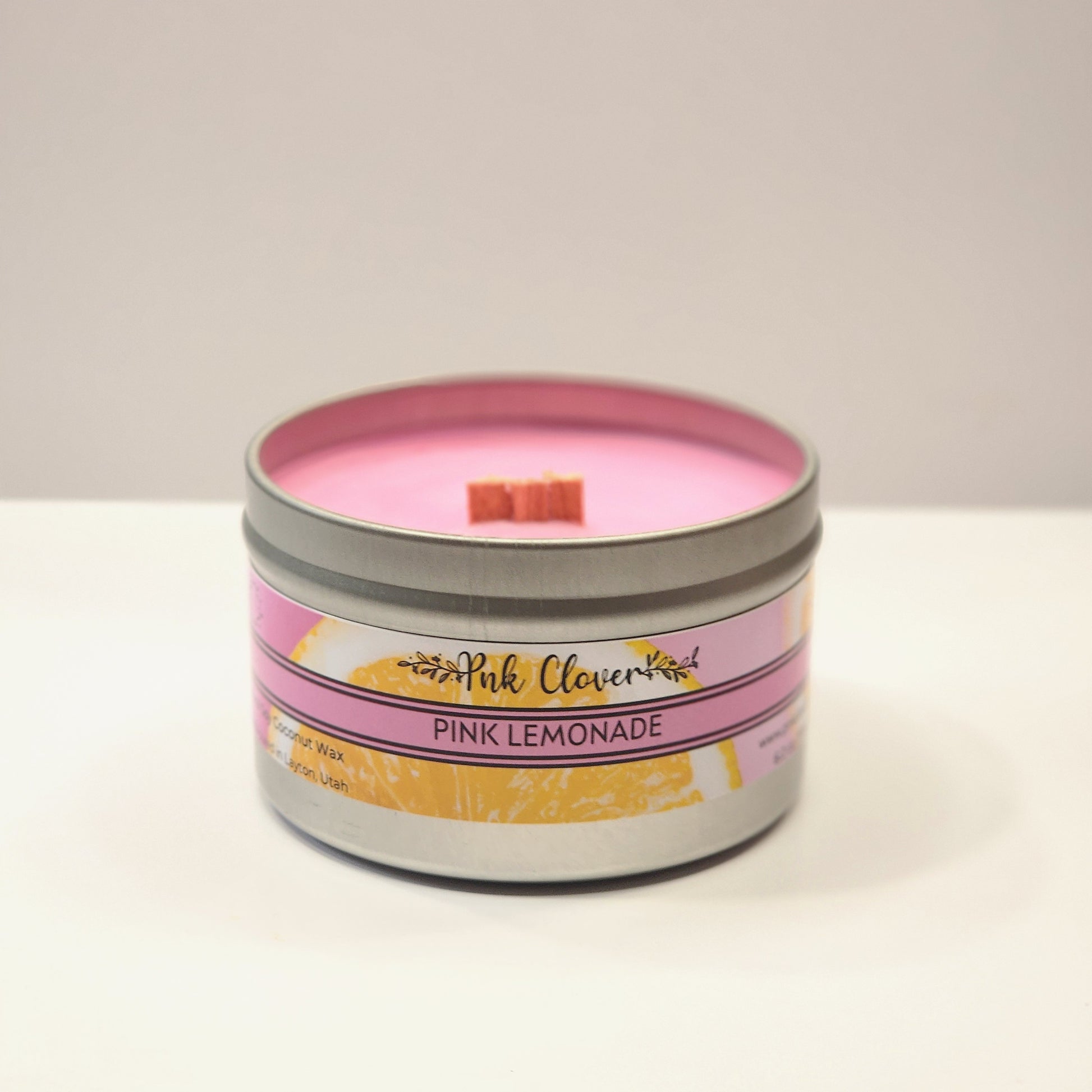 Pink Lemonade - Candles by Pnk Clover | Cherry + Lemon Soy Coconut Wax Candle | Pink Lemonade | Multiple Sizes